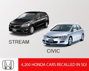 4,200 Honda Car Affected in Singapore